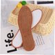 thumbnail image 2 of pares de pantuflas marrones, plantillas con suela, pantuflas acogedoras para hombres, plantillas planas, 2 of 5