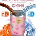 thumbnail image 4 of 1pc Heart Lover 30oz Tumbler with Straw & Handle - Insulated Stainless Steel Cup | Holiday Gift for Man Women (Christmas, Valentine's, Birthday), 4 of 7