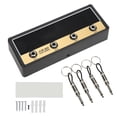 thumbnail image 1 of XYCCA Guitar Amp Key Hanger Wall Mounting Jack Rack Includes 4 Plug Keychains 1 Wall Mounting Base(Black )-082201, 1 of 5