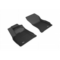 3D MAXpider 2018-2024 Fits Audi Q5 SQ5 1st Row Black Kagu Carbon Fiber Embossed Pattern Floor Mat L1AD04711509