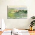 thumbnail image 3 of Elephant Stock Gentle World Wall Art - Horizontal Canvas Wall Art - Living Room Wall Decor - Abstract Canvas - Green And Blue Decor By Julia Purinton - 12" x 8", 3 of 8