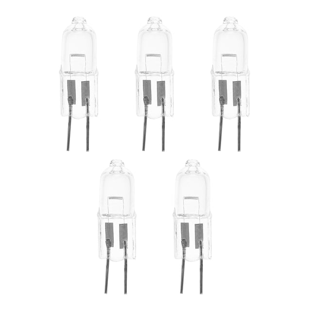 5 piezas 10W 12V 2900K G4 Base Bi-Pin Lámpara de cristal Bombillas halógenas para gabinete Proyector de iluminación