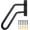 Black, variant on Heavy Duty Black Wall Mount Hand Rails for Outdoor Steps, U-Shaped Outdoor Stair Railing for Garage, Front Porch, Garden Steps, Safety Grab Bars for Pregnant, Elderly, Seniors or Handicaps