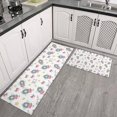 thumbnail image 2 of White Fairy Cat Pattern Kitchen Rugs Sets Of 2,Anti Fatigue Kitchen Mat Rugs Non Slip Washable,Decorative Kitchen Floor Mats for Kitchen,Sink,Laundry,17"x30"+17"x47", 2 of 7