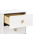 thumbnail image 4 of Namesake Lolly 2-Drawer Modern Wood Nightstand in White and Natural, 4 of 10