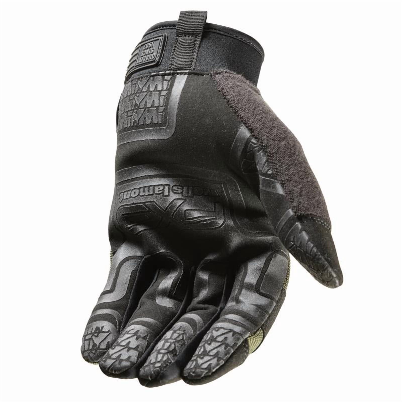 Wells Lamont 7039216 FX3 Mens Indoor & Outdoor Work Gloves - Black - Gray & Green - Large - 1 Pair