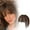 BW2, variant on WEIWEIGG 3D Hand-Woven Clip In Fringe, Human Hair Extension for Women, Drak Brown, Real Hair Bangs, Easy to Wear Natural Look