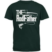Old Glory Mens Father's Day Rod Father Fishing Short Sleeve Graphic T Shirt