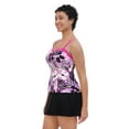 thumbnail image 4 of Women's ZeroXposur Zuzu Peplum Tankini Swim Top Color: Lilac Size: MEDIUM, 4 of 4