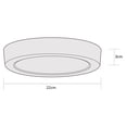thumbnail image 4 of Estévez Luminaria LED DRUM CCT 18W Sobreponer Blanco Cambio de Color, 4 of 8