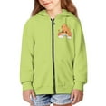 thumbnail image 3 of chaqlin Capybara Zip up Hoodies for Girls 14-16 Years Old Cute Full-Zip Hooded Jacket Long Sleeve Hoodis Sweatshirt Kangaroo Pocket Full Zip Kids Sweater Top, 3 of 7