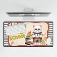 thumbnail image 4 of Welcome Persian Back to School Vintage Retro Desk Mat Full Keyboard Mouse Pad Cat Lover Kitten Owner Gifts Large Mousepad - 02012, 4 of 5