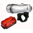thumbnail image 2 of Agiferg Waterproof 5 LED Lamp Bicycle Bike Front Head Light + Rear Safety Flashlight, 2 of 7