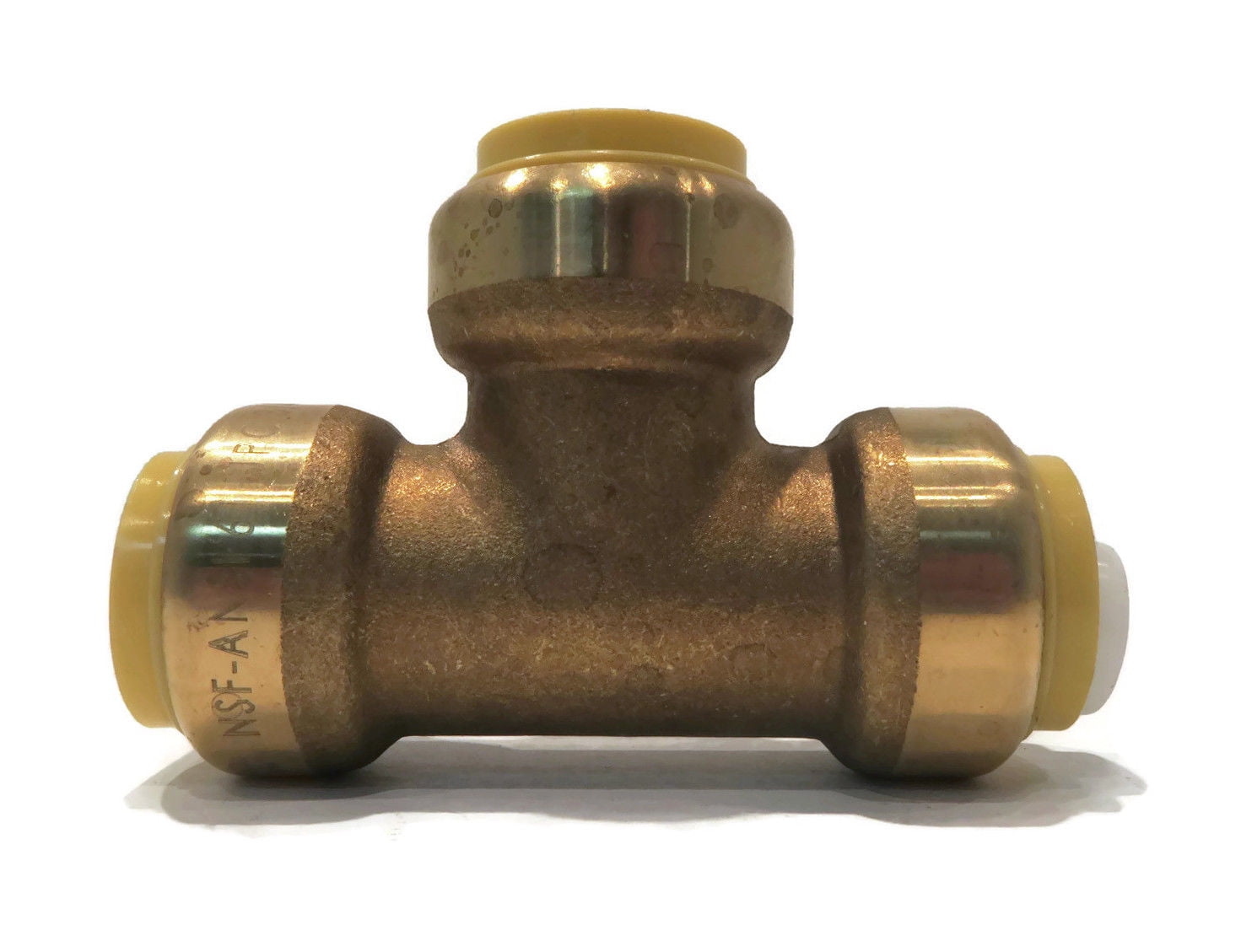 Push-Fit Push to Connect LF Brass Couplings 1" x 3/4" Sharkbite Style 10 