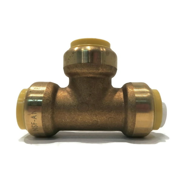 (8) 3/4" SharkBite Style Push to Connect LEAD FREE BRASS TEES Plumbing