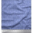 thumbnail image 1 of Soimoi Japan Crepe Satin Fabric Rectangle Shirting Printed Craft Fabric by The Yard 42 Inch Wide, 1 of 1