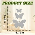 thumbnail image 2 of CCOCC 30Pcs Mirror Stickers,Clear Acrylic Surface Mirror for Door,Dreamy Butterfly Shapes Wall Decor Living Room,Sliver, 2 of 7