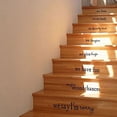 thumbnail image 4 of Decal ~ In this House we do LOVE #13~ Word phrases, For Walls or Stairs, 15 Phrases, 4 of 4