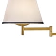 thumbnail image 5 of 47510LCB-OW Hinkley Lighting Sonia - 10W 1 LED Medium Task Wall Sconce-13.25 Inch Tall and 11 Inch Wide-Lacquered Brass Finish-Off White Linen Shade, 5 of 9