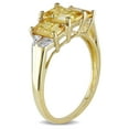 thumbnail image 3 of Everly Women's Citrine 10K Yellow Gold Engagement Ring, 3 of 6