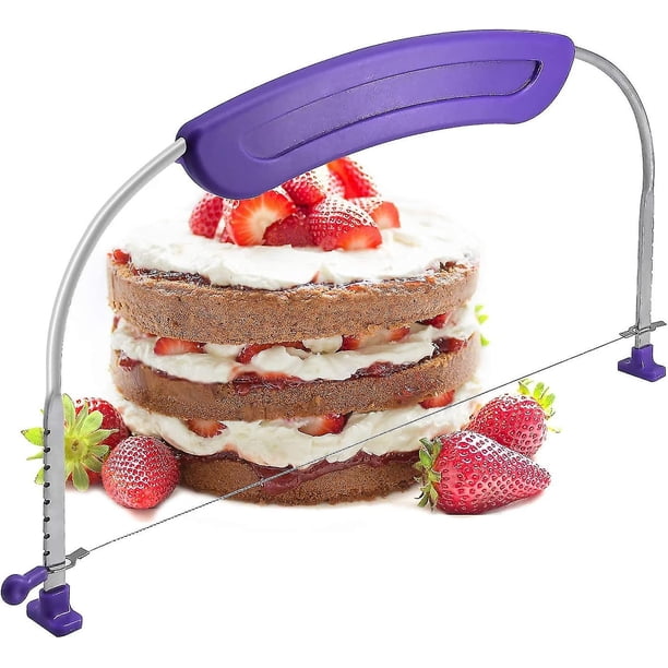 Herramienta para hornear niveladora de pasteles ajustable de acero inoxidable 30x16cm 1 piezas (t-0-g)