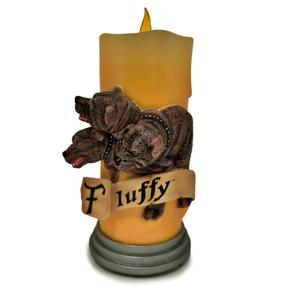 The Bradford Exchange HARRY POTTER HOGWARTS House Flameless Candle Collection Issue #6: 'HUFFLEPUFF' Sculpted LED Candle with Remote Control and Badger Crest 7-Inches