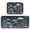Bioluminescent Marine Plants, variant on 2-Piece Kitchen Mat Set Non Slip Washable Floor Mats Decorative Rugs for Kitchen Sink Laundry Abstract Leaves