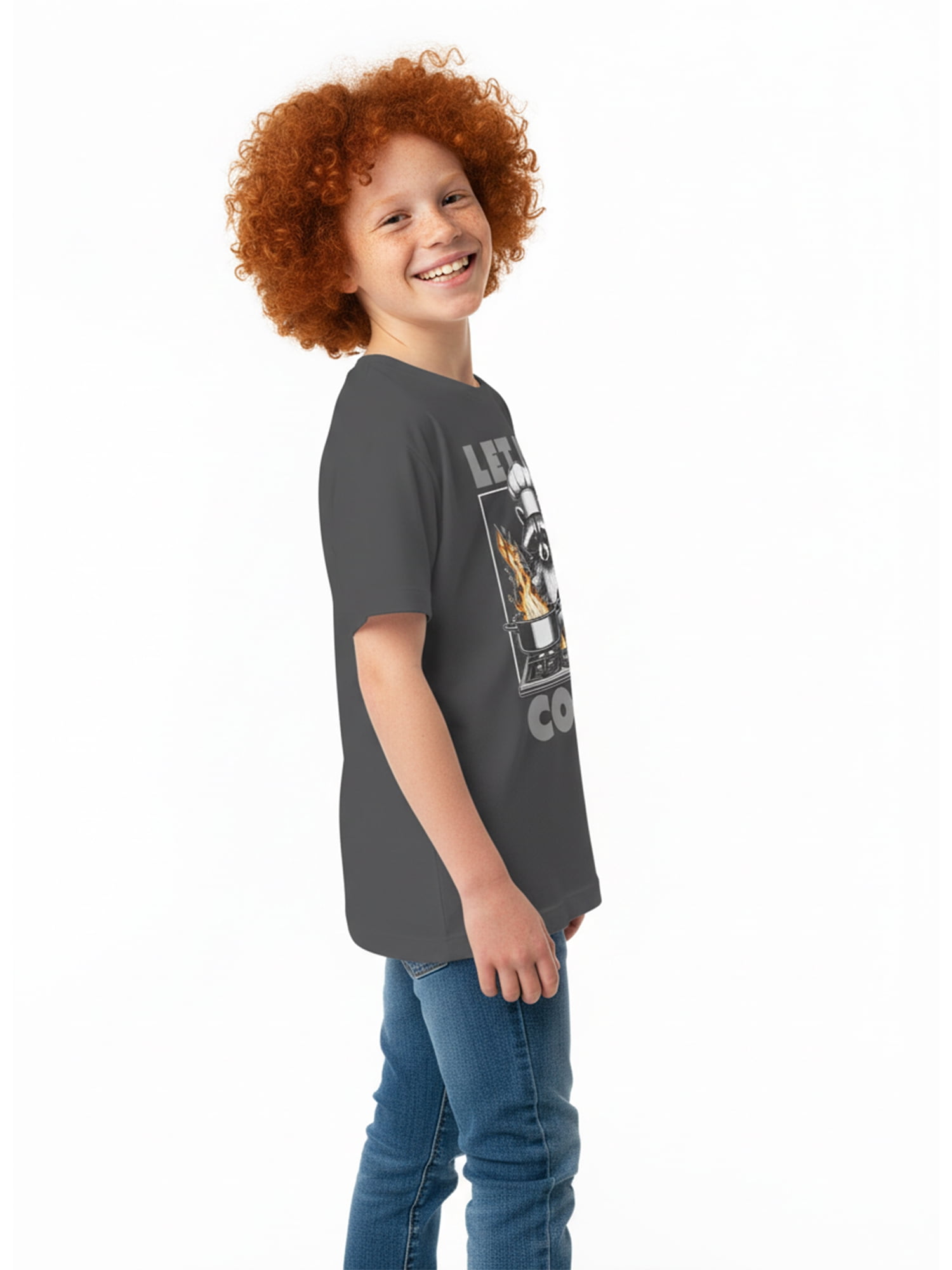 Wonder Nation, Boys' Graphic T-Shirt, Space Let Me Cook, Sizes 4-18