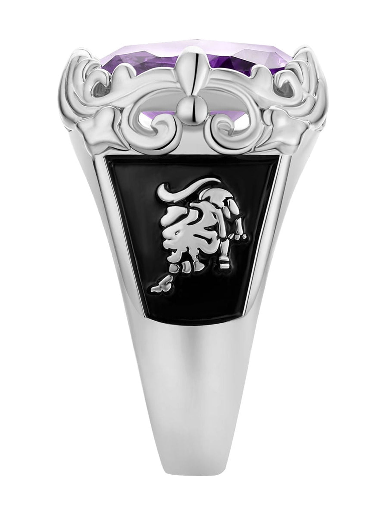 Order Now for 2025 Graduation, Freestyle Unisex Art Nouveau Vintage Birthstone Class Ring, Personalized, High School or College