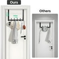 thumbnail image 4 of Over The Door Hooks, Door Hanger Hooks for Hanging, Over The Door Towel Racks, Over The Door Hanger, Coat Rack with 12 Coat Hooks, Wreath Door Hanger Over The Door Organizer, 4 of 8