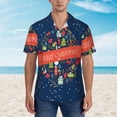 thumbnail image 4 of Bixox Men's Hawaiian Shirts Men's Merry Christmas 1 Print Short-Sleeve Shirt-XX-Large, 4 of 8