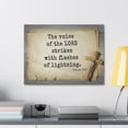 thumbnail image 4 of Scripture Walls Psalms 29:7 Voice Of The Lord Bible Verse Canvas Christian Wall Art Ready to Hang Unframed, 4 of 18