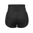 thumbnail image 7 of Tumotour Yoga Shorts For Women Half Shorts Solid Color Casual Pants Elastic High Waist Thin Hot ts Running Workout Gym Shorts, 7 of 7