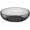 thumbnail image 1 of Elegant Fruit Basket, Open Design for Freshness, Breathable Storage for Home Office, Black Metal Wire Basket with Modern Stylish Finish, Suitable for Large Capacity Storage, Multifunctional Use, 1 of 4