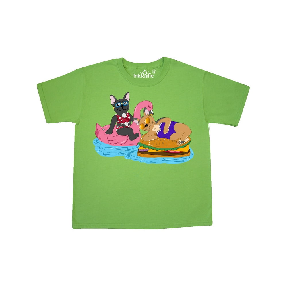 swim shirt with floaties
