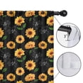 thumbnail image 4 of Blackout Kids Curtains,Black Sunflower Childrens Insulated Curtains Set Of 2,Bedroom Essentials,Toddler Room Decor 42x54in(106x137cm), 4 of 4