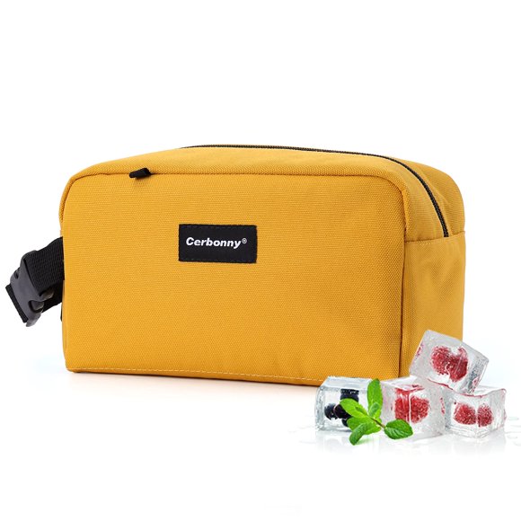Bolsa Térmica Cerbonny con Paquetes de Gel Extraíbles para Almuerzo en Trabajo, Escuela y Viajes