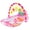 Pink, variant on Fufvuti Baby Gym 3-in-1 Baby Play Mats with Toys, Kick & Play Piano Gym Playmat with Height Measurement Feature for Infants
