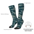 thumbnail image 4 of Bingfone Fish Style Print Compression Socks for Women and Men Long Socks for Running Athletic Cycling Nurse, 4 of 6