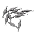 thumbnail image 2 of koolsoo 10Pcs Copper Quick Sinker Fishing Swivels Rolling Barrel Swivels Tackle 0.5, 2 of 6