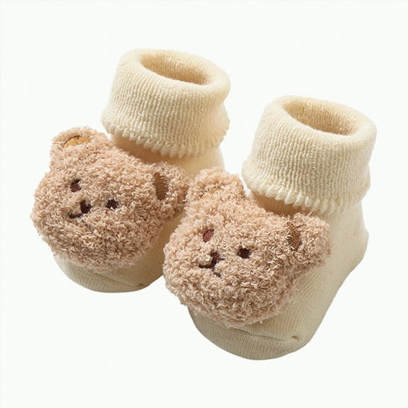 Yindaity Baby Shors Toddler Walking Shoes Slip On Toddler Shoes Boys Girls Kids Sports Sneakers Casual School Shoes Barefoot Shoes(Beige,9.41)