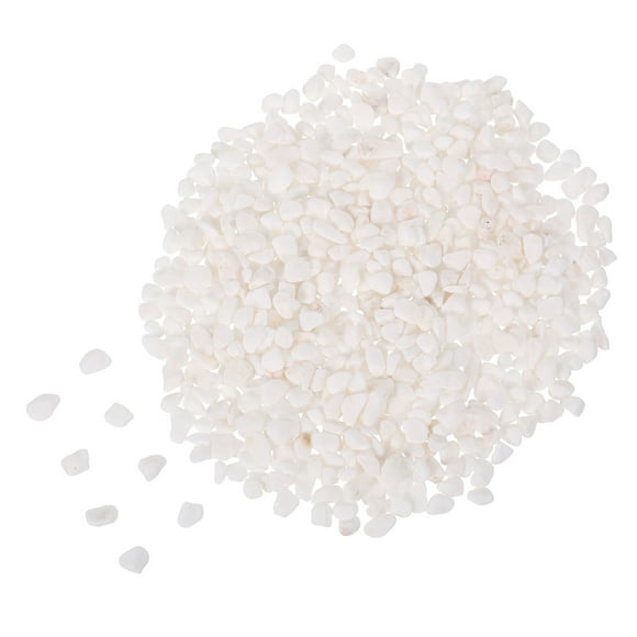HONMEET White Natural Stone Aquarium Gravel for Fish Tank and Plant Pots with Eco Balancing Benefits
