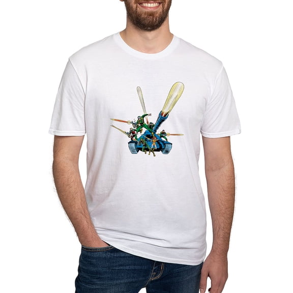 CafePress - G.I. Joe Group On Tank Men's Classic T Shirt - Fitted T-Shirt, Vintage Fit Soft Cotton Tee