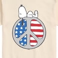 thumbnail image 3 of Peanuts - Snoopy Chill Peace Flag Short Sleeve Graphic T-Shirt, 3 of 6