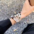 thumbnail image 4 of Vintage Braided Leather Watch Band Compatible with Applewatch, Bracelet Style Stackable Iwatch Strap, Retro Design Accessory, 4 of 6