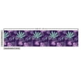 thumbnail image 3 of Ambesonne Tropical Fabric by the Yard Upholstery, Purple Exotic Jungle Art, 10 Yards, Purple and Seafoam, 3 of 5