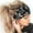 Z-Black, variant on MITCOWBOY Headbands for Women Elastic Hair Headband Print Wrap Head Women Headband Headband Bandana Headband Hair Scarf for Women Blue One Size