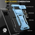 thumbnail image 5 of KOMI Designed for Google Pixel 8 Pro Case,with Camera Cover and Ring Stand, [Military Grade Shockproof Phone Case] for Pixel 8 Pro Case, Sky Blue, 5 of 5