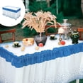 thumbnail image 1 of Wzzjkit Table Cloth Table Skirt Party Table Skirt Desk Skirt Falda Table Skirts for Rectangle Tables, 1 of 6