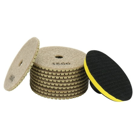 

4 Diamond Wet Polishing Pad Disc Grit 1500 10pcs for Granite Concrete Marble